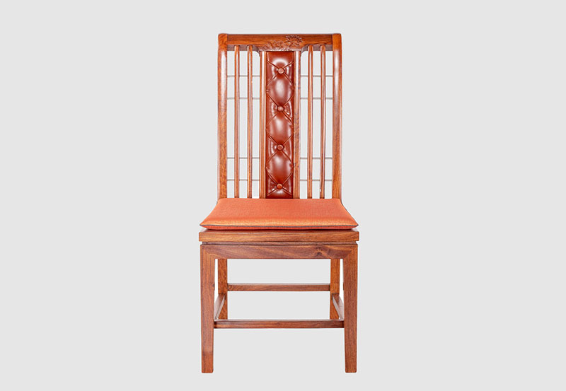 万州芙蓉榭中式实木餐椅效果图