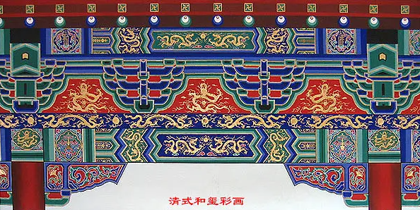 万州中国建筑彩画装饰图案